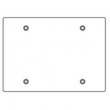 Killark, a Hubbell affiliate 3FB - CVR, 3GANG BLANK STAMPED AL
