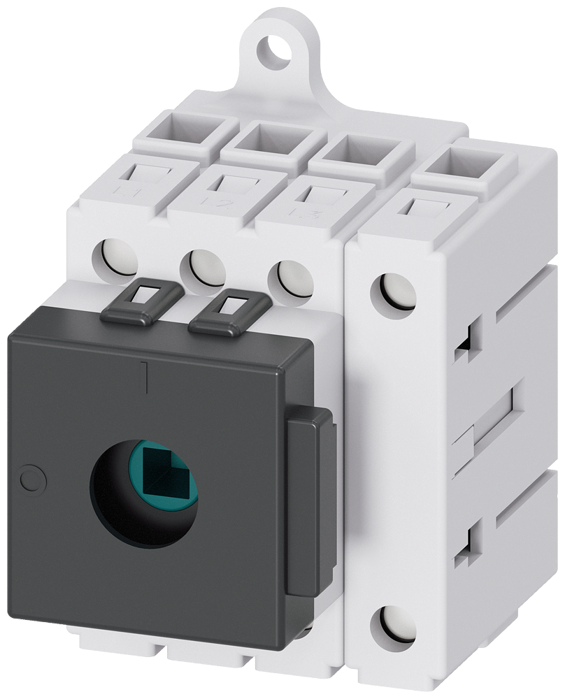 Main switch 3-pole + N Rated