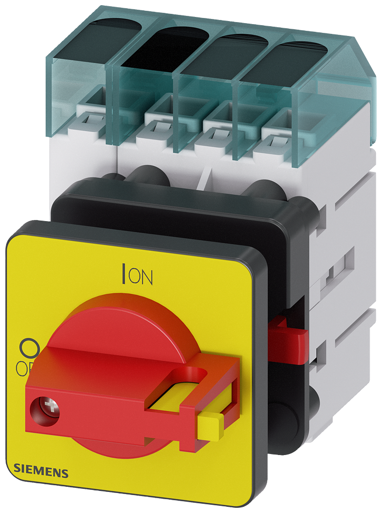 Main switch 3-pole + N Rated