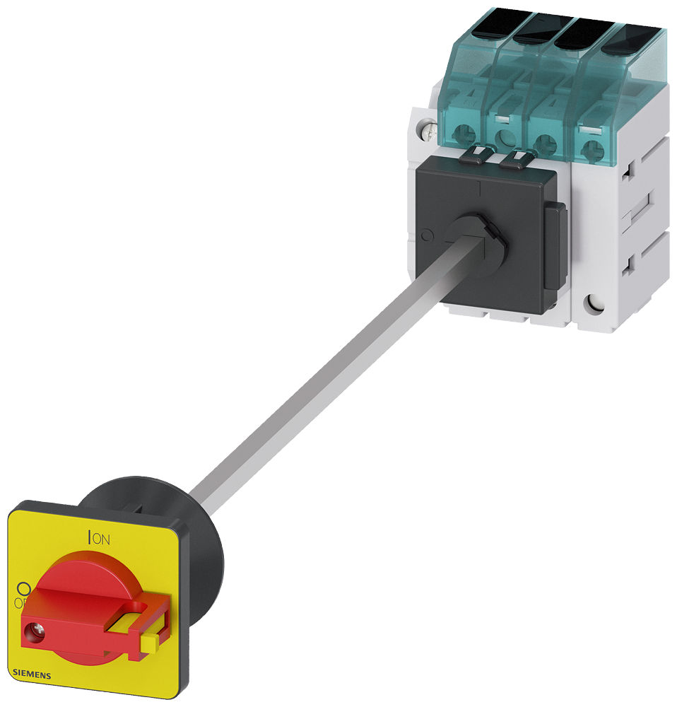 Main switch 3-pole + N Rated