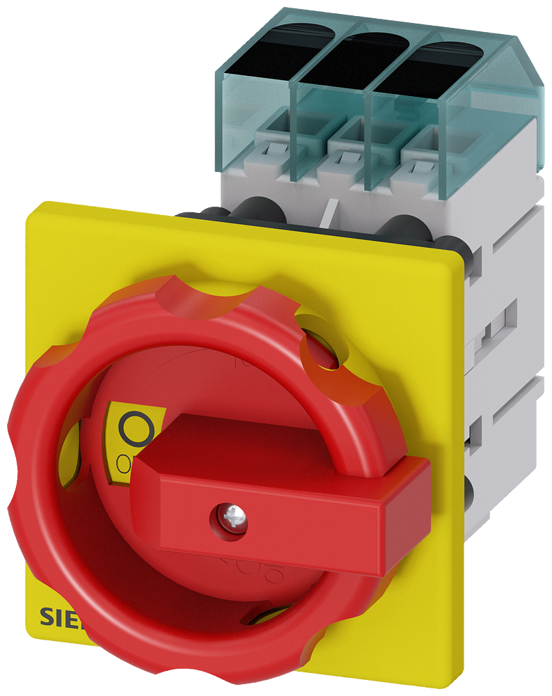 Main switch 3-pole Rated