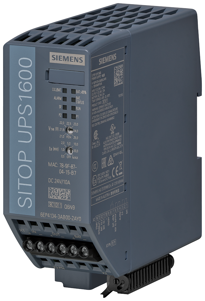 SITOP DC UPS1600 MODULE,24V 10A PROFINET