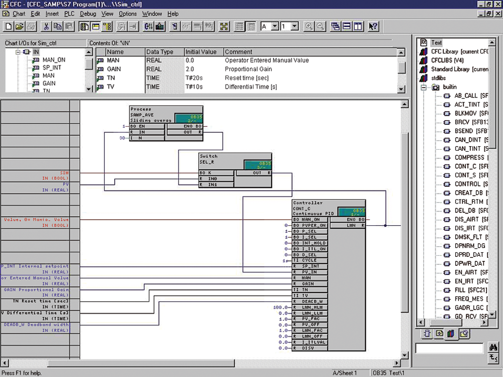 SOFTWARE SIMATIC CFC UPGRADE V7.0