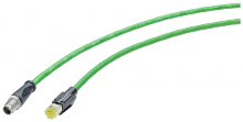 Siemens 6XV18785TN10 - IE TP Cord M12-180/RJ45-180 (4x2. 10 m)