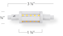 Emery Allen EA-R7S-5.0W-3090-D - DOUBLE ENDED R7S 120V