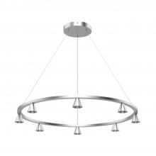 Kuzco Lighting Inc CH19933-BN - Dune 33-in Brushed Nickel LED Chandeliers