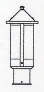 6" berkeley long body post mount