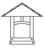 16" evergreen column mount with t-bar overlay