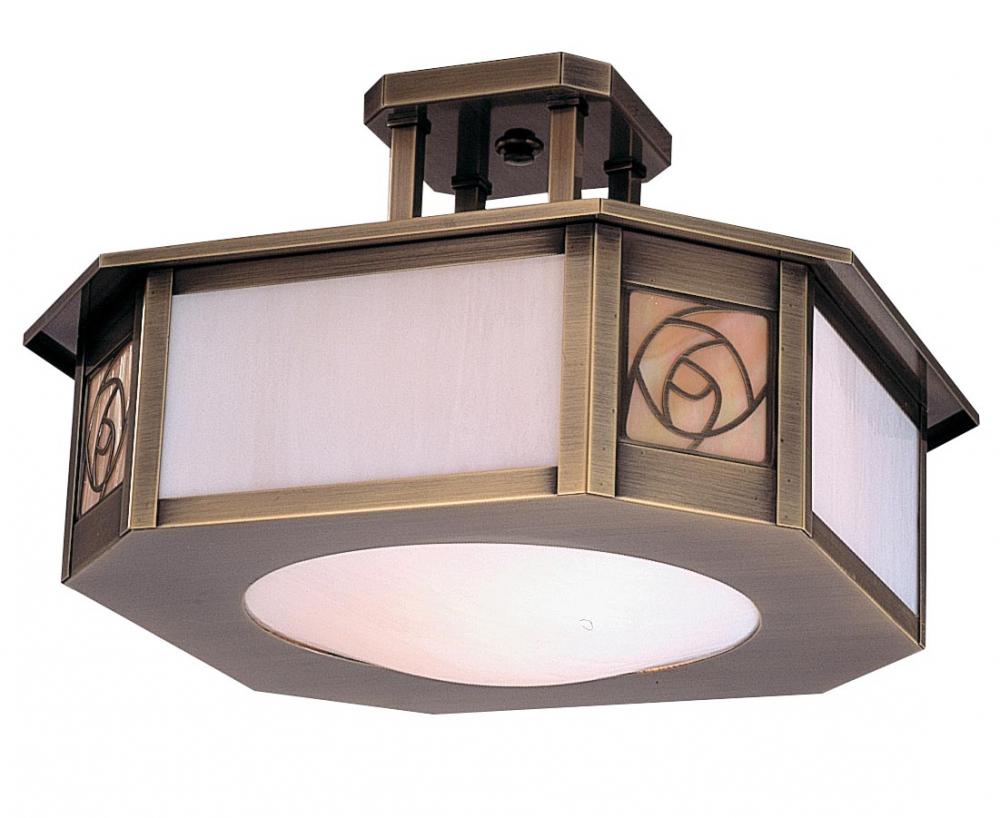 15" saint clair inverted semi-flush ceiling mount