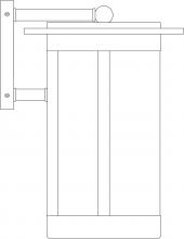 Arroyo Craftsman SAB-9TN-VP - 9" Santorini Wallmount