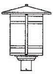 Arroyo Craftsman BP-14LCS-P - 14" berkeley long body post mount