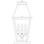 Arroyo Craftsman CRC-10CLR-RB - 10" croydon column mount