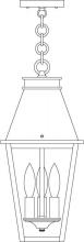 Arroyo Craftsman CRH-8CS-AB - 8" croydon pendant