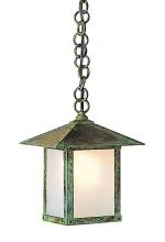 Arroyo Craftsman EH-7TCS-P - 7" evergreen pendant with t-bar overlay