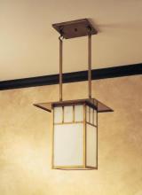 Arroyo Craftsman HCM-18DTGW-P - 18" huntington hanging pendant with double t-bar overlay