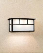 Arroyo Craftsman HS-14SDTGW-P - 14" huntington short body sconce with double t-bar overlay