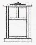 Arroyo Craftsman MC-10EGW-AC - 10" mission column mount without overlay (empty)