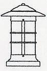 Arroyo Craftsman NC-9LCS-AC - 9" newport long body column mount