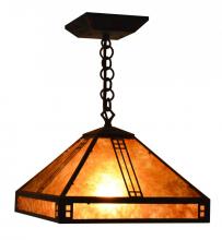 Arroyo Craftsman PH-12GW-MB - 12" prairie pendant