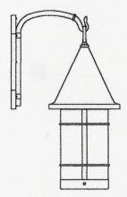 Arroyo Craftsman VB-11GW-RB - 11" valencia wall mount