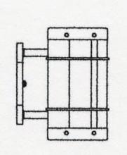 Arroyo Craftsman VS-9NRGW-P - 9" valencia sconce - no roof