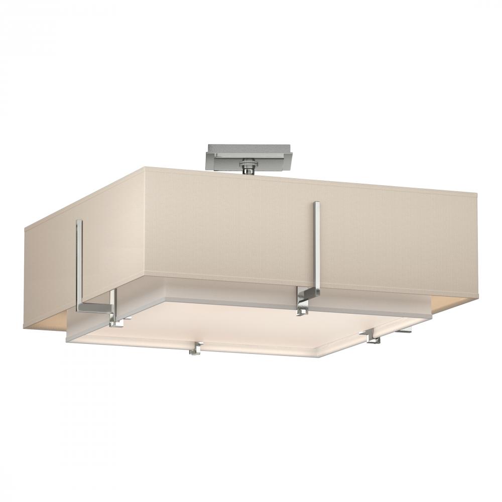 Exos Square Double Shade Semi-Flush