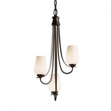 Hubbardton Forge 103033-SKT-05-GG0303 - Flora 3 Arm Chandelier