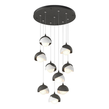 Hubbardton Forge 131105-SKT-STND-20-02-GG0711 - Brooklyn 9-Light Double Shade Pendant