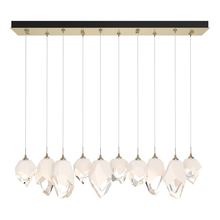 Hubbardton Forge 131145-SKT-STND-86-WP0756 - Chrysalis 10-Light Mixed Crystal Pendant