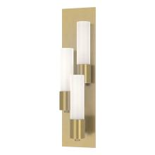 Hubbardton Forge 204423-SKT-LFT-86-GG0392 - Pillar 3 Light Sconce