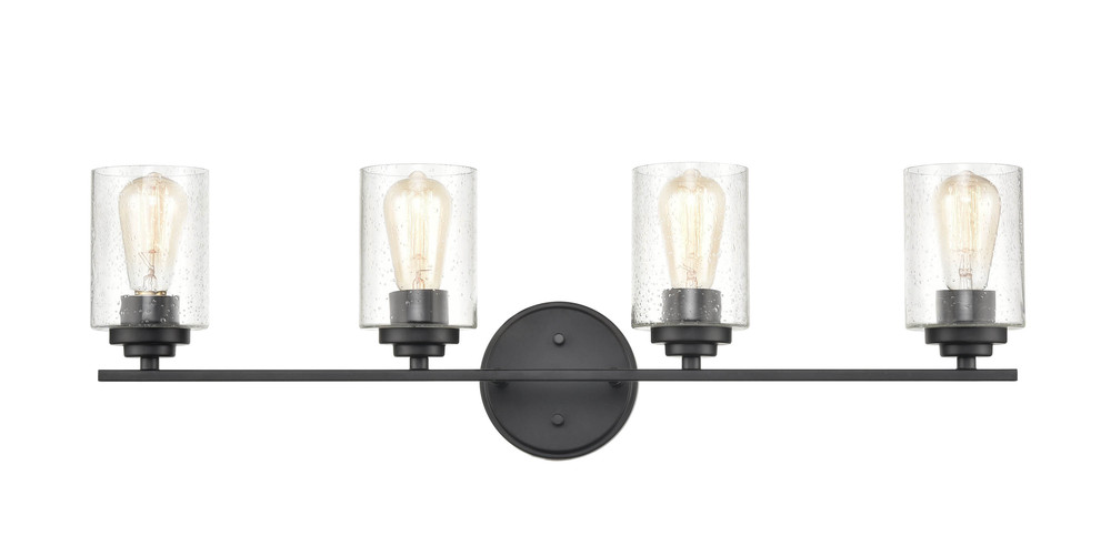 4-Light Vanity Matte Black