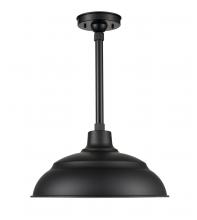 Millennium LEDRWHS14-SB - R Series 1-Light LED Warehouse Shade Satin Black