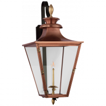 Visual Comfort & Co. Signature Collection RL CHO 2436SC-CG - Albermarle Medium Bracketed Gas Wall Lantern