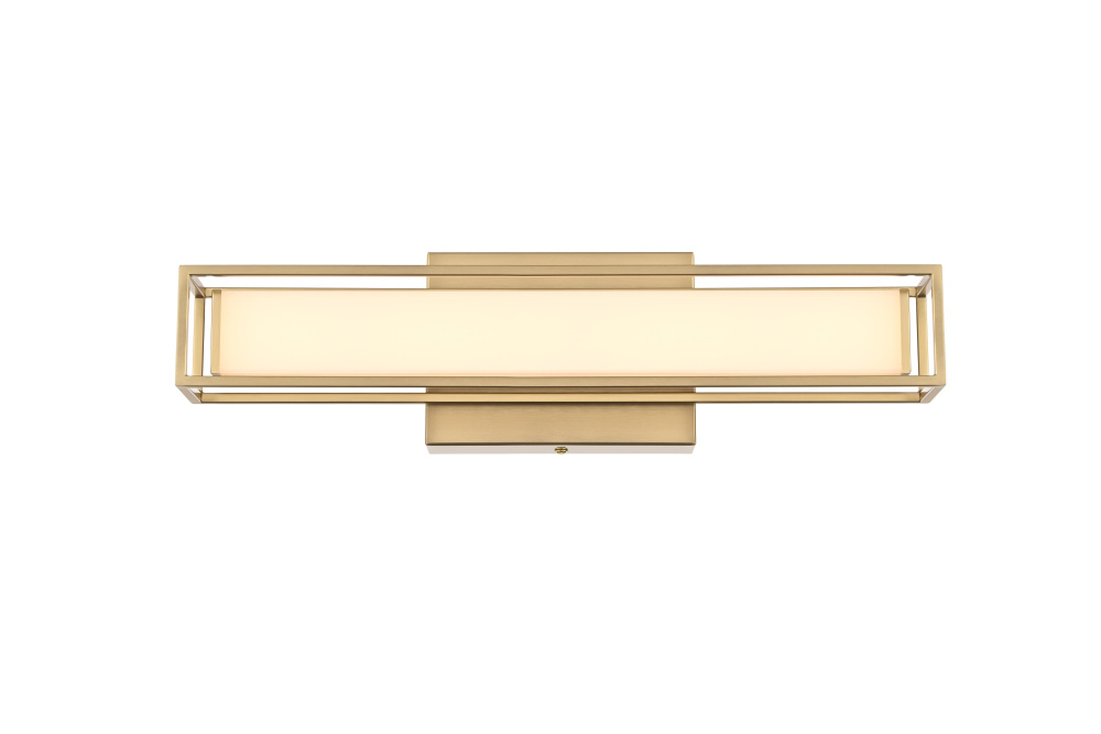 Aden 16 inch LED Wall Sconce in Satin Gold