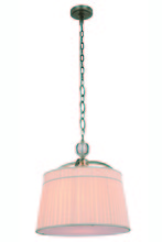 Elegant 1485D18VN - Cara Collection Chandelier D:18 H:20 Lt:1 Vintage Nickel Finish