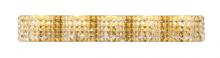 Elegant LD7020BR - Ollie 5 light Brass and Clear Crystals wall sconce