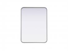 Elegant MR8A2230SIL - Contour Metal Rectangle Mirror 22x30 in Silver