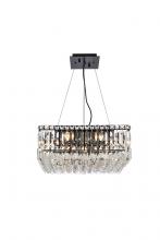 Elegant V2032D20BK/RC - Maxime 20 inch black chandelier