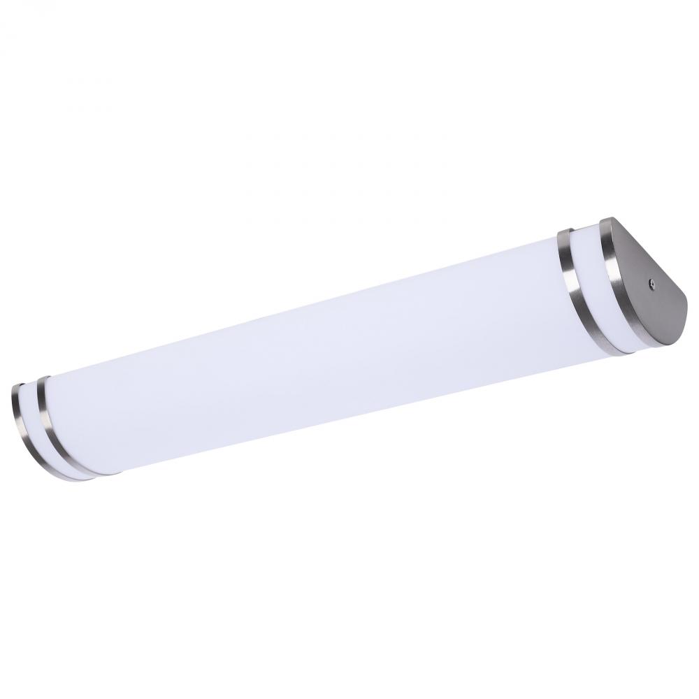 Glamour; LED 25 Inch Vanity; Brushed Nickel Finish; 27K/3K/35K/4K/5K CCT Selectable