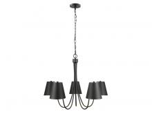 Savoy House Meridian M100142MBK - 5-Light Chandelier in Matte Black