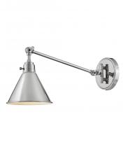 Hinkley 3690PN - Medium Swing Arm Single Light Sconce