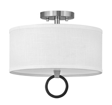 Hinkley 41906BN - Small Semi-flush Mount