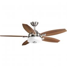 Progress Lighting, a Hubbell affiliate P2544-0930K - P2544-0930K 54IN 5 BLADE FAN W/LED LIGHT