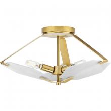Progress Lighting, a Hubbell affiliate P350158-109 - P350158-109 3-60W CAND SEMI-FLUSH CONV