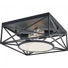 Progress Lighting, a Hubbell affiliate P350159-031 - P350159-031 2-60W MED FLUSH MOUNT