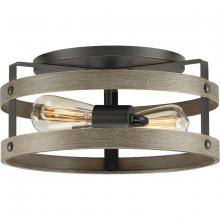 Progress Lighting, a Hubbell affiliate P350169-143 - P350169-143 2-60W MED FLUSH MOUNT