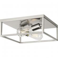 Progress Lighting, a Hubbell affiliate P350200-009 - P350200-009 2-60W MED FLUSH MOUNT